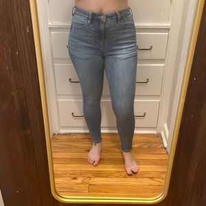 AE Denim light wash jeans